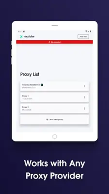 Oxy Proxy Manager android App screenshot 3