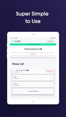 Oxy Proxy Manager android App screenshot 4